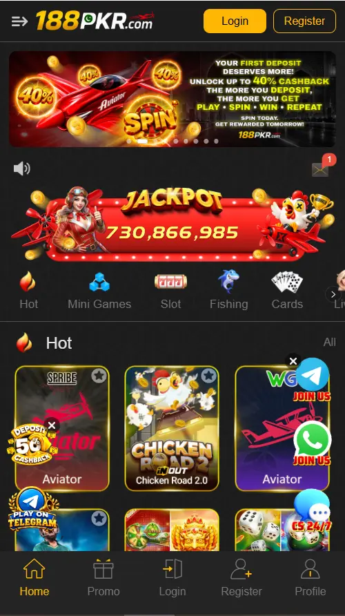 188pkr Game App