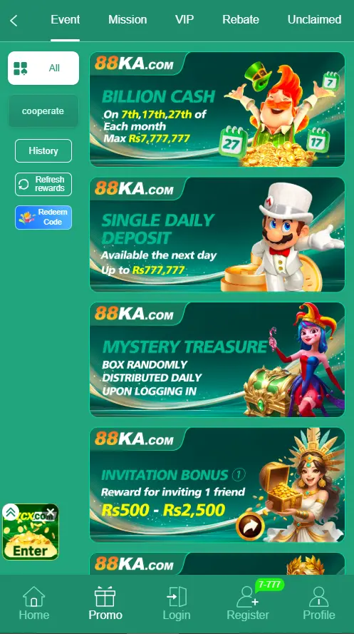 88KA Game Rewards