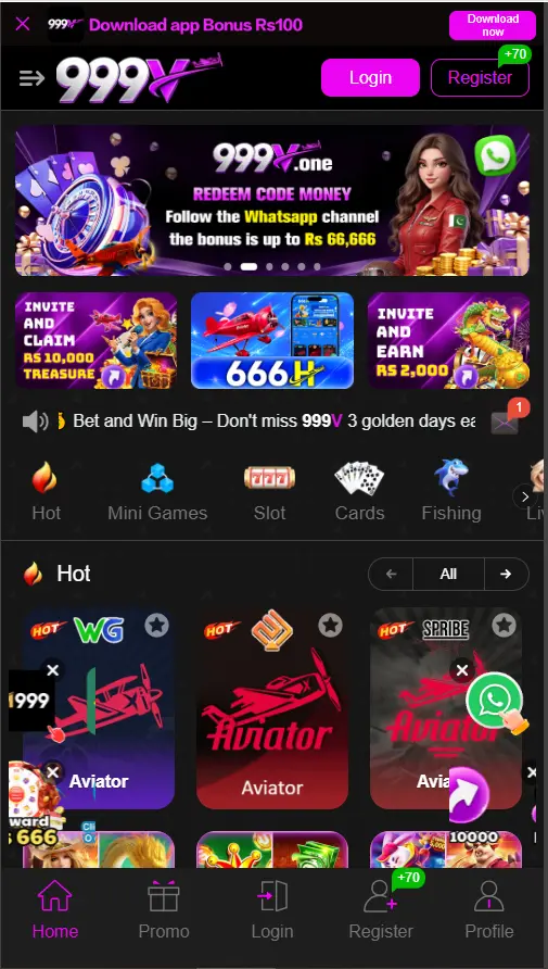 999v Game App
