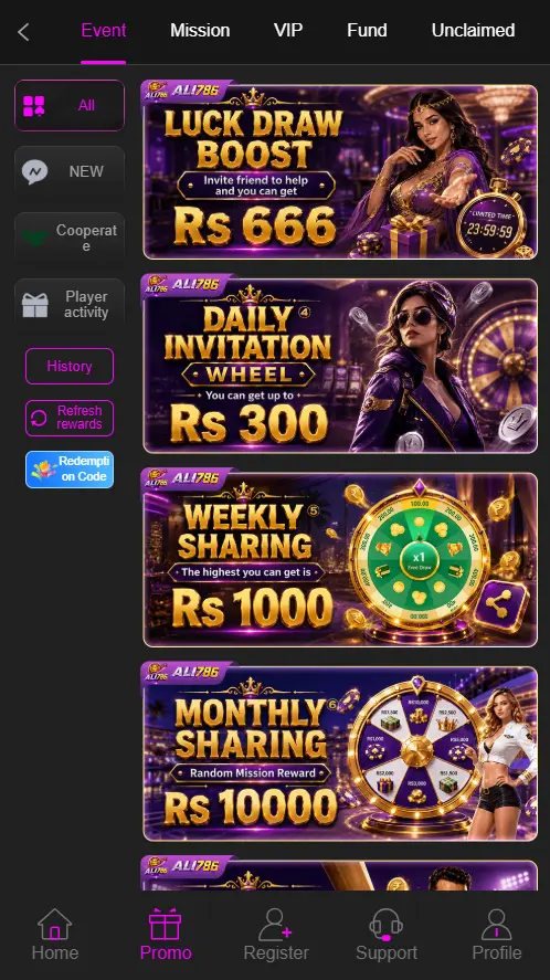ALI786 Game Bonus
