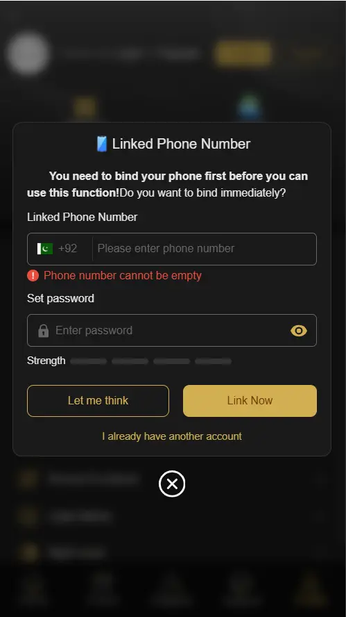 K116 Game Login