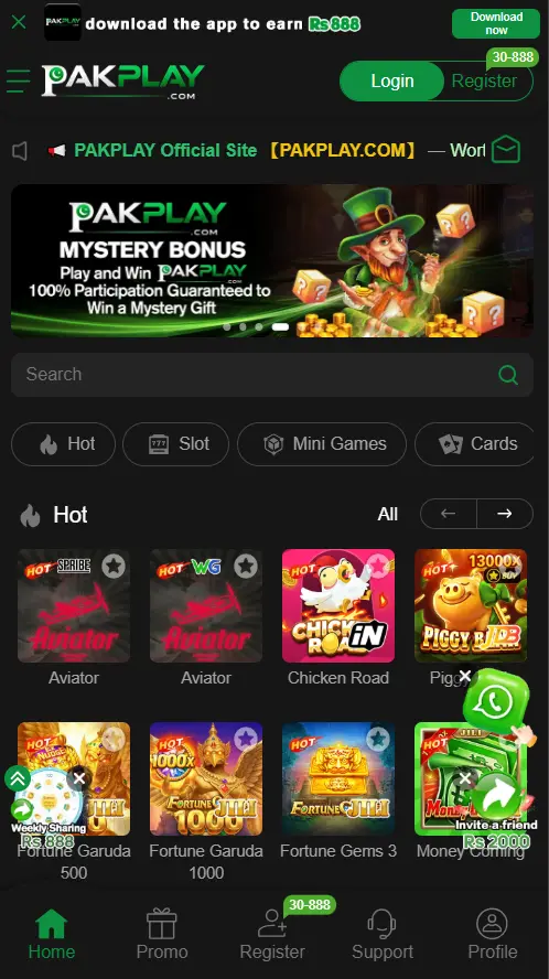 PAKPLAY Game Android & iOS